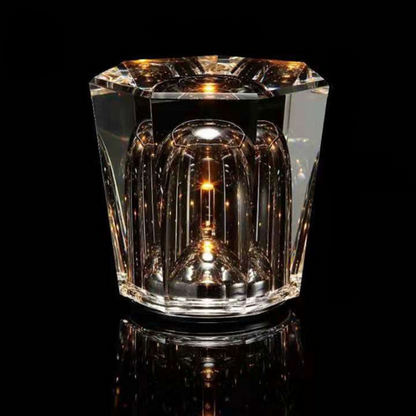 Wireless LED Crystal Lamp | Elegant Design with Long Battery Life