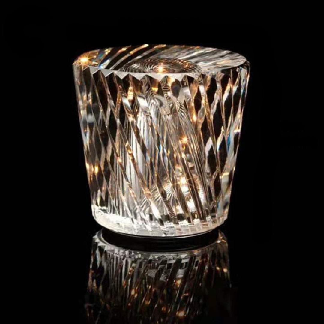 Wireless LED Crystal Lamp | Elegant Design with Long Battery Life