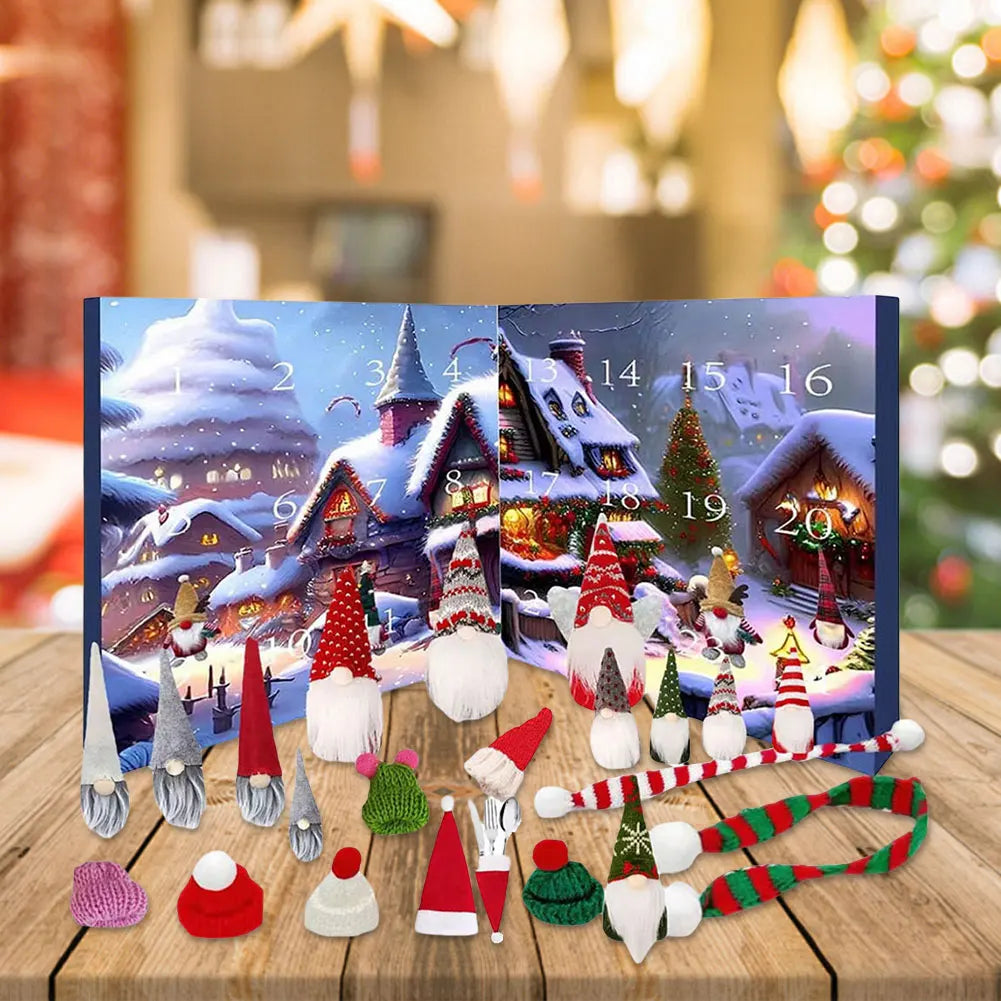 Advent Calendar for Kids | 24 Unique Plush Gnome Charms