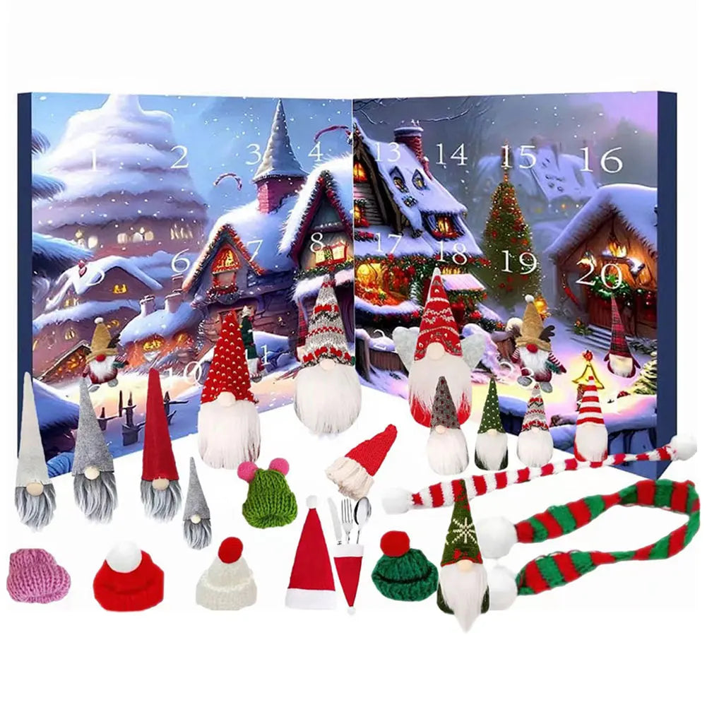 Advent Calendar for Kids | 24 Unique Plush Gnome Charms