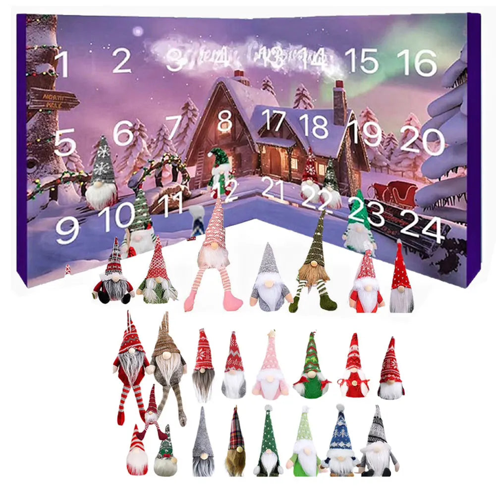 Advent Calendar for Kids | 24 Unique Plush Gnome Charms