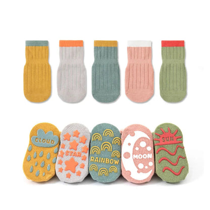 Non-Slip Toddler Socks | Comfortable Grip for Active Feet