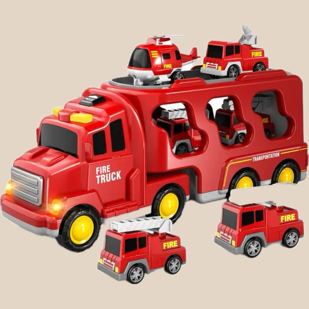 Double Decker Truck Playset | Mini Vehicles and Music Function