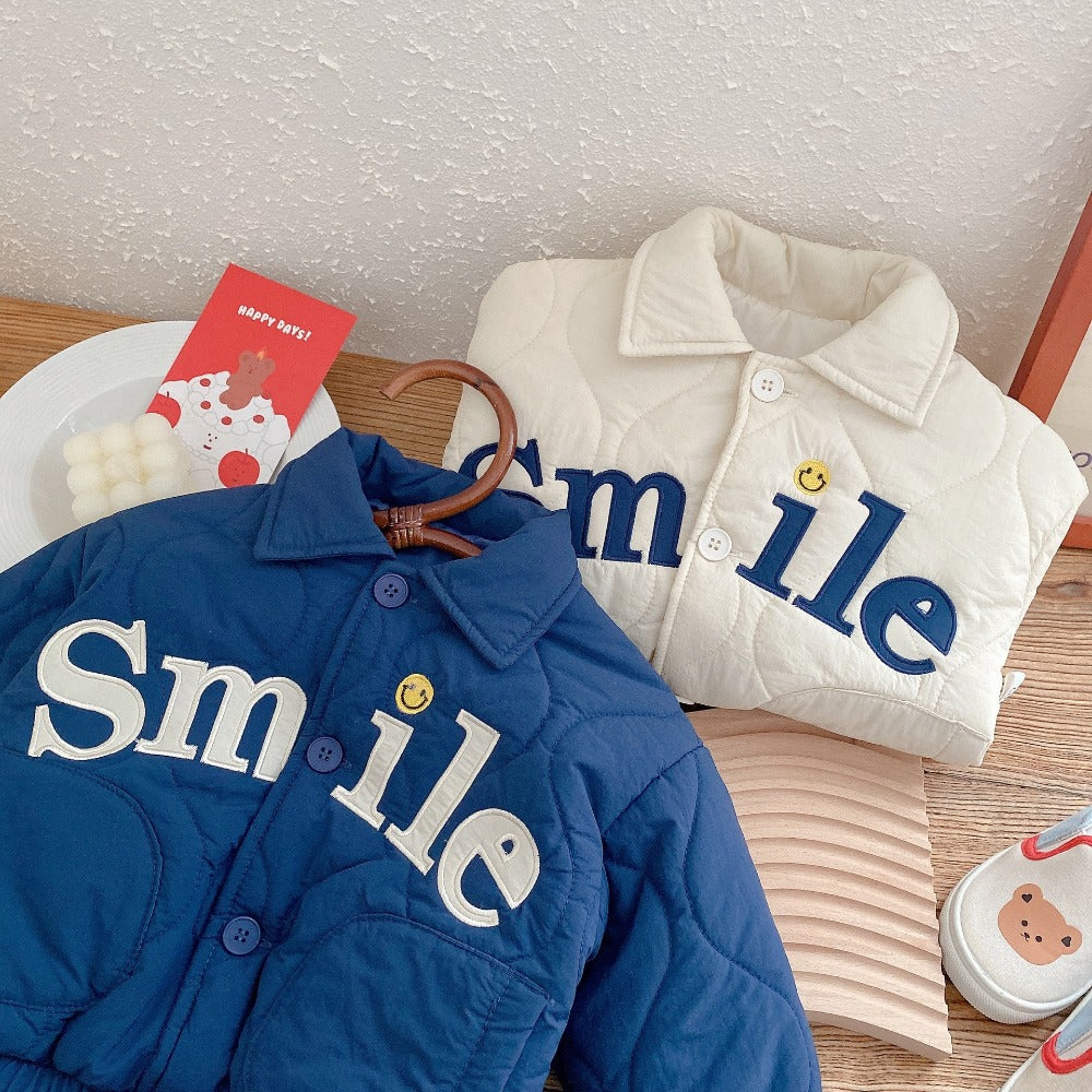 Children's Warm Smile Jacket | Cozy Quilted Design for All-Day Fun