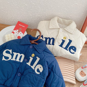 Children's Warm Smile Jacket | Cozy Quilted Design for All-Day Fun
