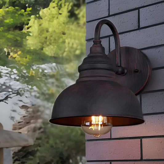 Vintage Outdoor Lantern | Weather-Resistant Rustic Wall Light