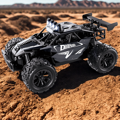 High-Speed Remote Control Car | Durable Alloy Frame with LED Lights