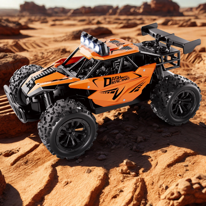 High-Speed Remote Control Car | Durable Alloy Frame with LED Lights