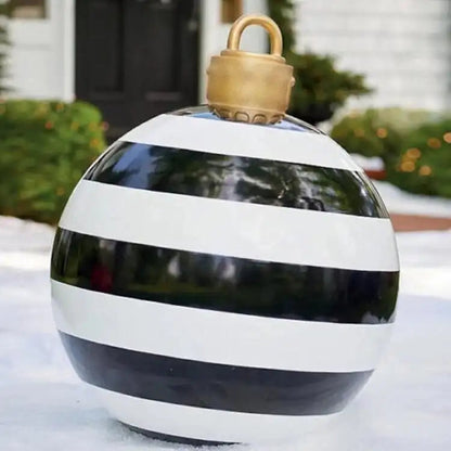 Inflatable Christmas Ornament Ball | Durable PVC for Outdoor Decor
