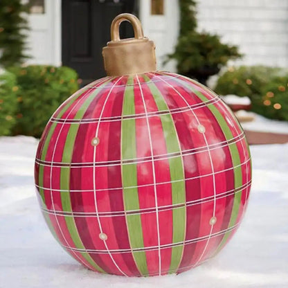 Inflatable Christmas Ornament Ball | Durable PVC for Outdoor Decor