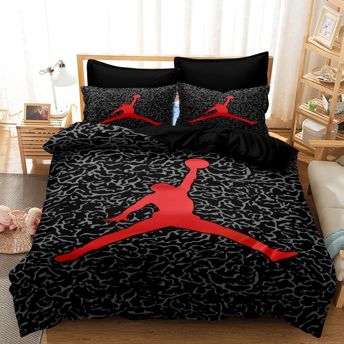 Basketball Duvet Cover Set | Ultra-Soft Fabric with Sporty Design