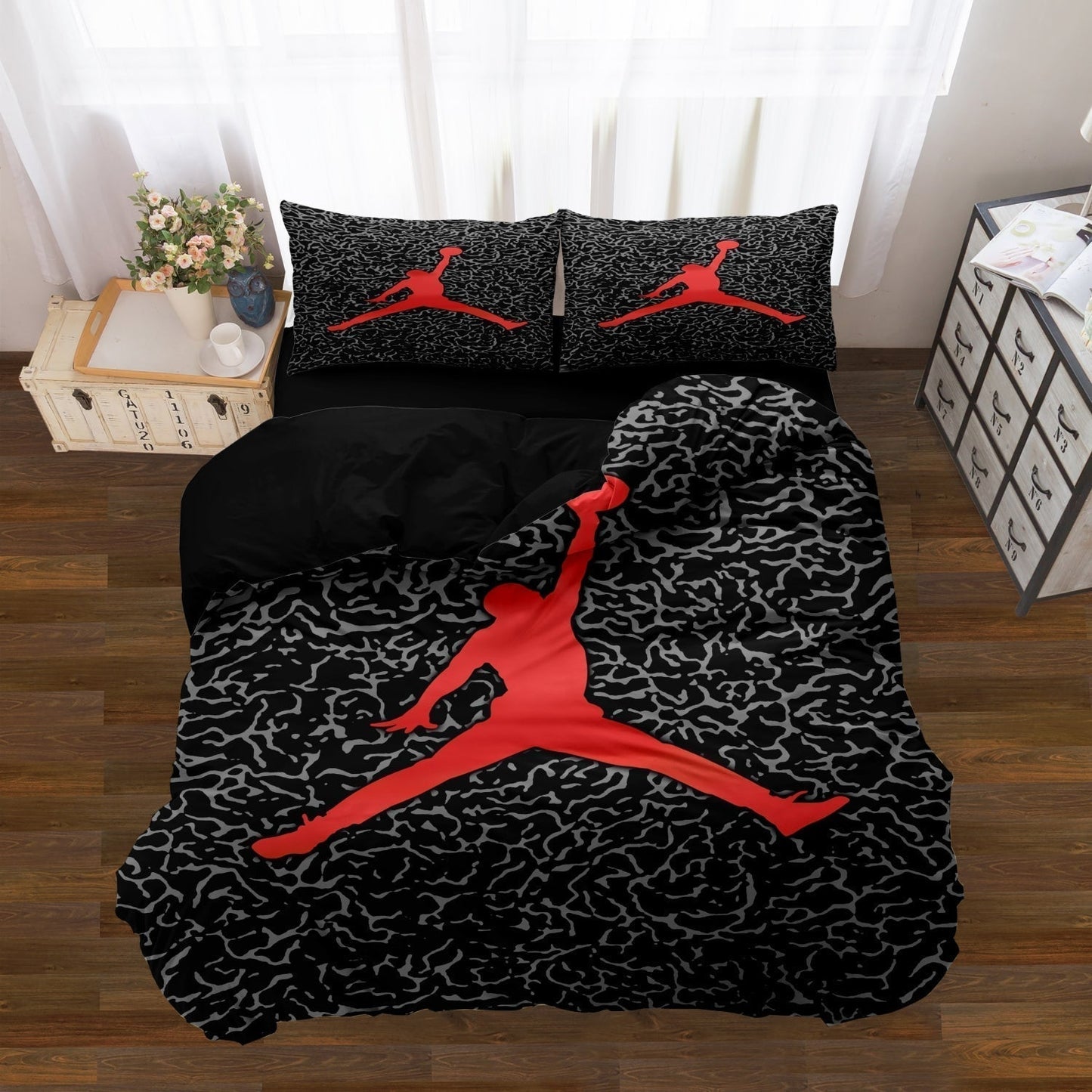 Basketball Duvet Cover Set | Ultra-Soft Fabric with Sporty Design