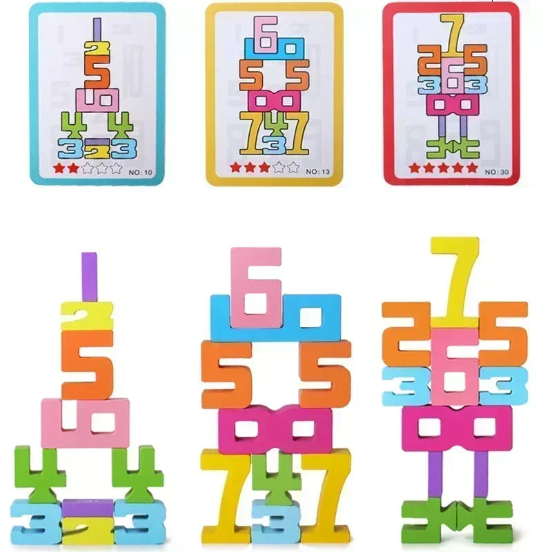 Wooden Learning Blocks for Kids | Creative and Eco-Friendly Play