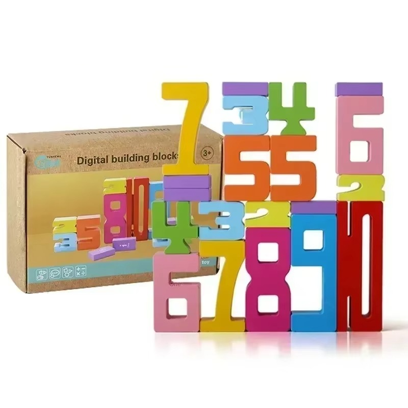 Wooden Learning Blocks for Kids | Creative and Eco-Friendly Play