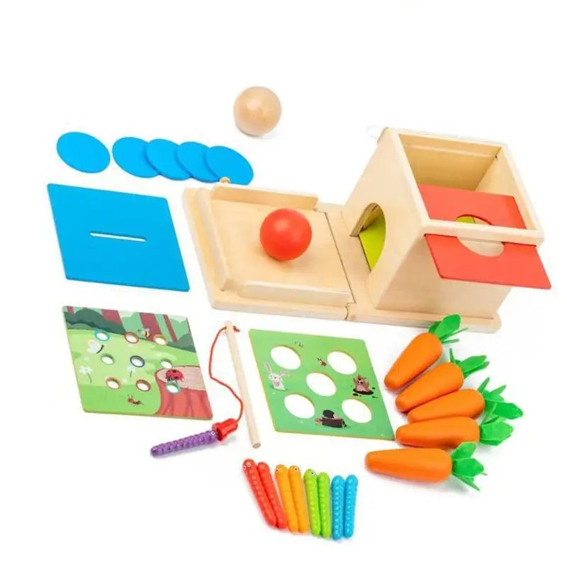 Wooden Sorting Toy Set | Develops Skills Through Fun Activities