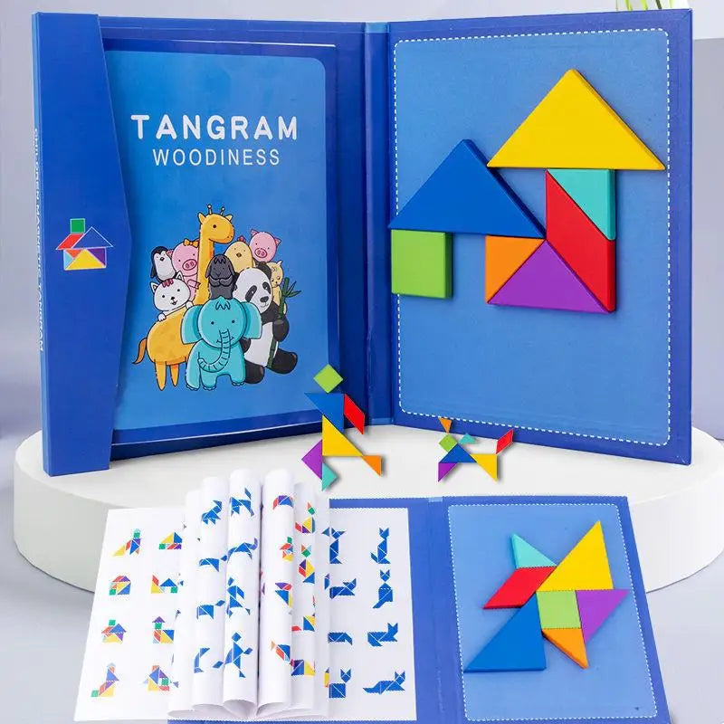 Wooden Tangram Puzzle Set | Boosts Creativity and Problem-Solving Skills