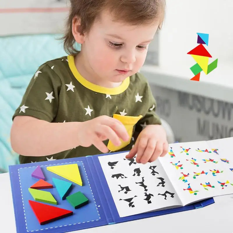 Wooden Tangram Puzzle Set | Boosts Creativity and Problem-Solving Skills