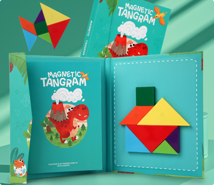 Wooden Tangram Puzzle Set | Boosts Creativity and Problem-Solving Skills