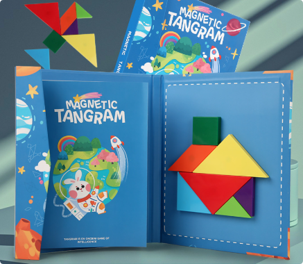 Wooden Tangram Puzzle Set | Boosts Creativity and Problem-Solving Skills