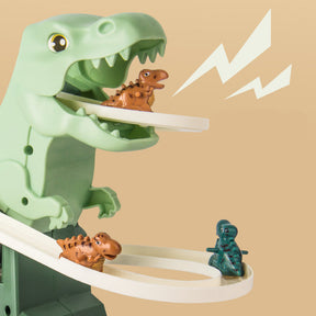 Dinosaur Racing Track Toy | Automatic Climbing with LED Lights