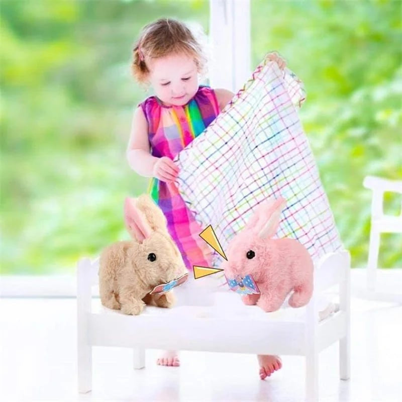 Interactive Bunny Plush Toy | Engaging Touch and Sound Features