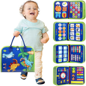 Toddler Activity Fabric Book | Develops Motor Skills Through Sensory Play