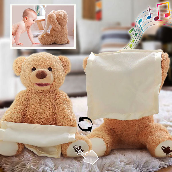 Interactive Plush Bear Toy | Soft Cuddle Companion for Kids