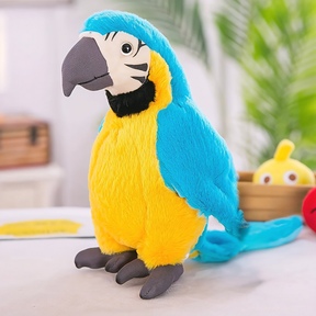 Interactive Talking Parrot Toy | Soft Plush Voice Mimics