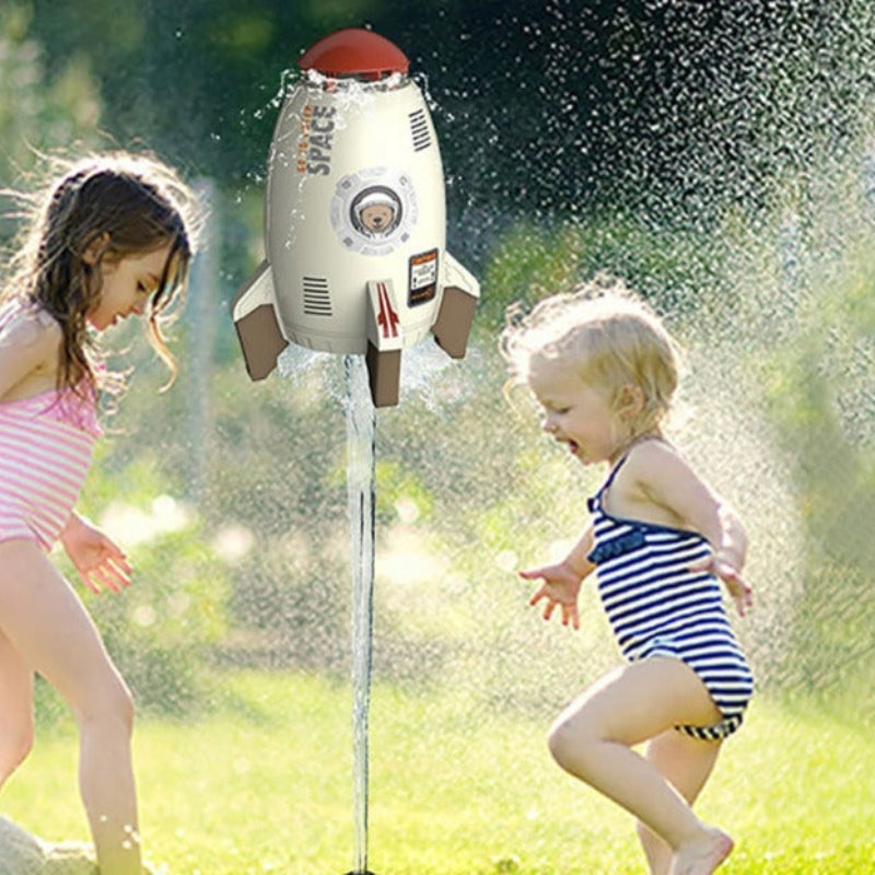 Sprinkler Rocket Toy | Rotating Water Jets with Detachable Design
