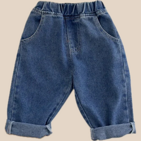 Kids Relaxed Fit Denim Jeans | Comfy Cotton for Active Play