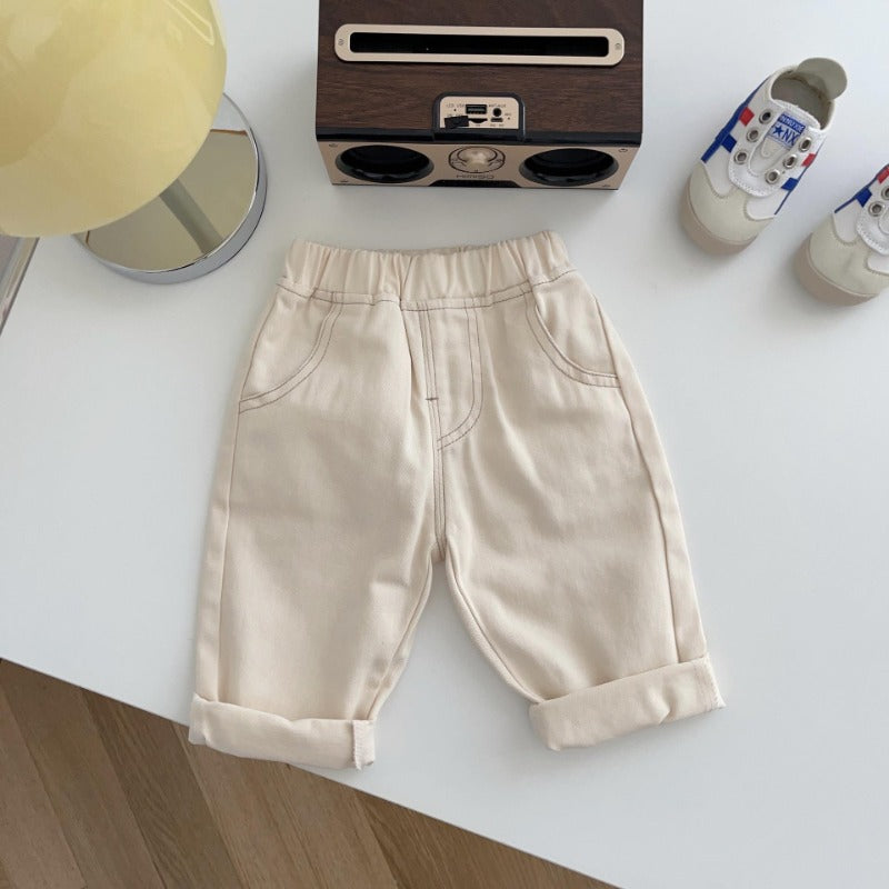 Kids Relaxed Fit Denim Jeans | Comfy Cotton for Active Play