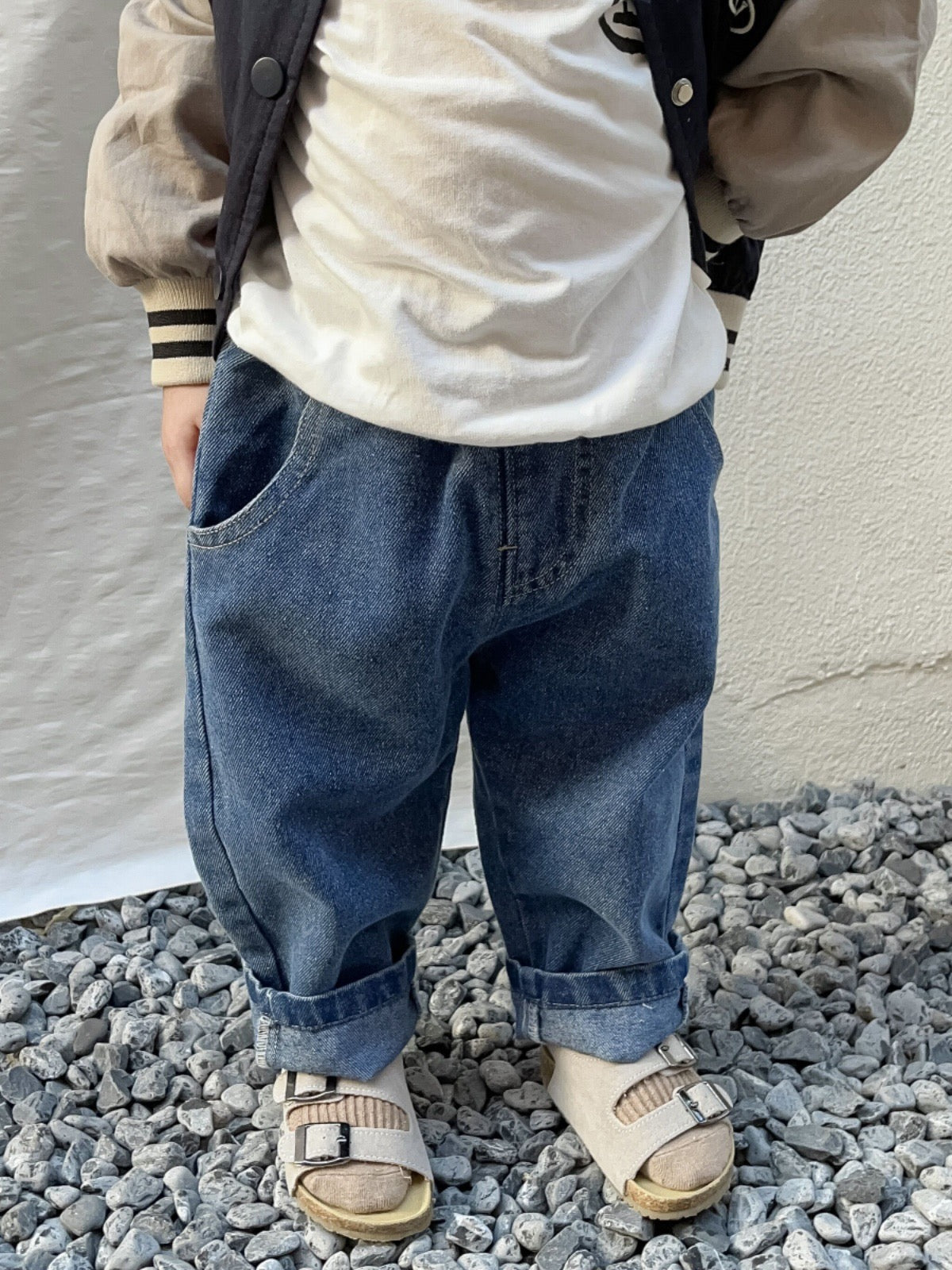 Kids Relaxed Fit Denim Jeans | Comfy Cotton for Active Play