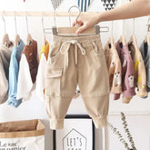 Boys' Cargo Pants | Comfy Cotton, Multiple Pockets