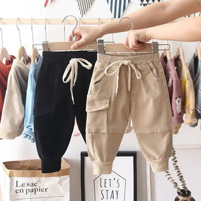 Boys' Cargo Pants | Comfy Cotton, Multiple Pockets
