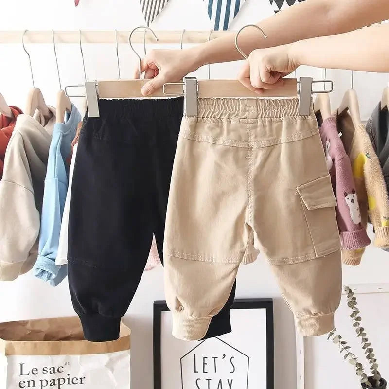Boys' Cargo Pants | Comfy Cotton, Multiple Pockets
