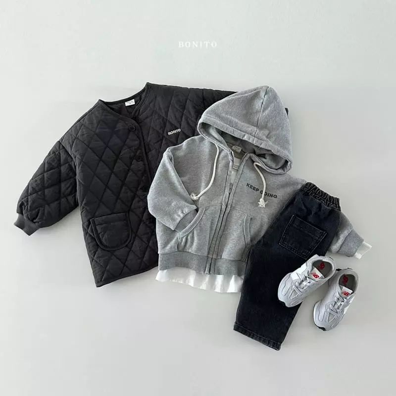 Boys' Warm Quilted Jacket | Stylish Cotton for Cold Days
