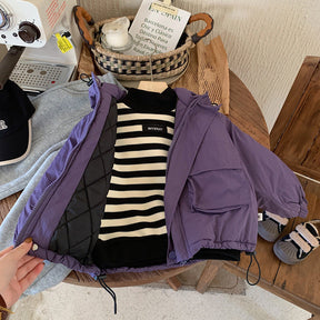 Boys' Water-Resistant Windbreaker Jacket | Stylish Hooded Design for Active Kids