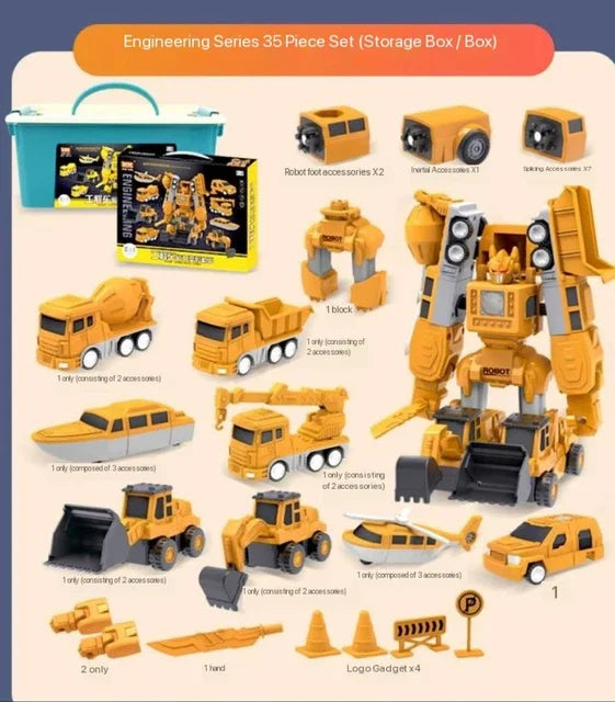 Transforming Toy Truck for Boys | Durable, Easy to Transform, Multicolor