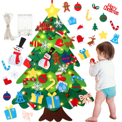 Children's Christmas Tree Set | Safe Fun with 32 Ornaments