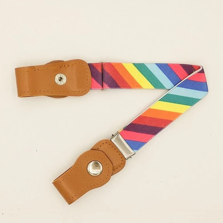 Adjustable Elastic Kids Belt | Flexible No-Buckle Design for Comfort