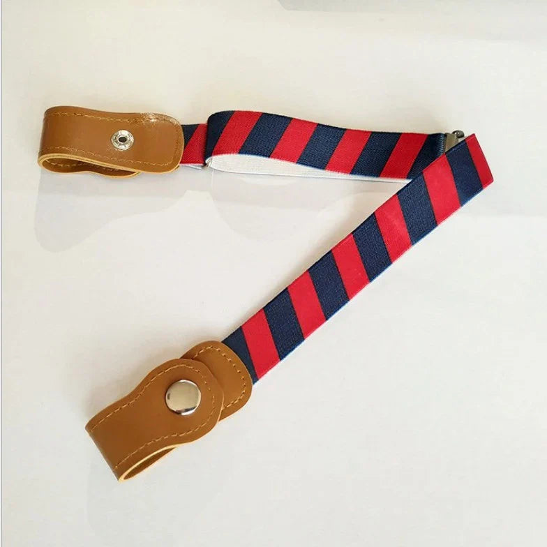 Adjustable Elastic Belt for Kids | Flexible, No-Buckle Design for Comfort
