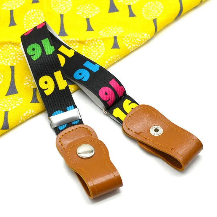 Adjustable Elastic Kids Belt | Flexible No-Buckle Design for Comfort