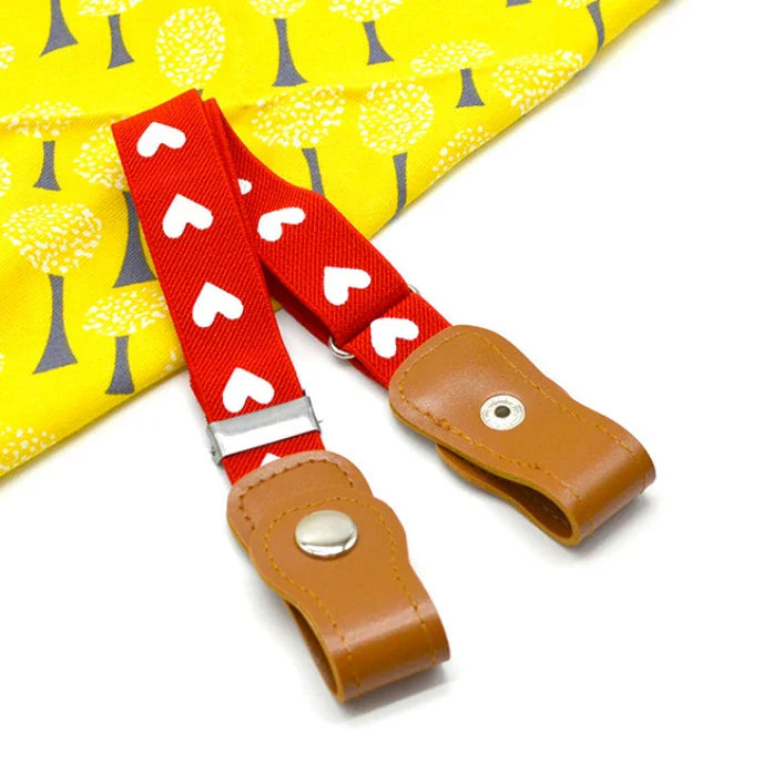 Adjustable Elastic Kids Belt | Flexible No-Buckle Design for Comfort