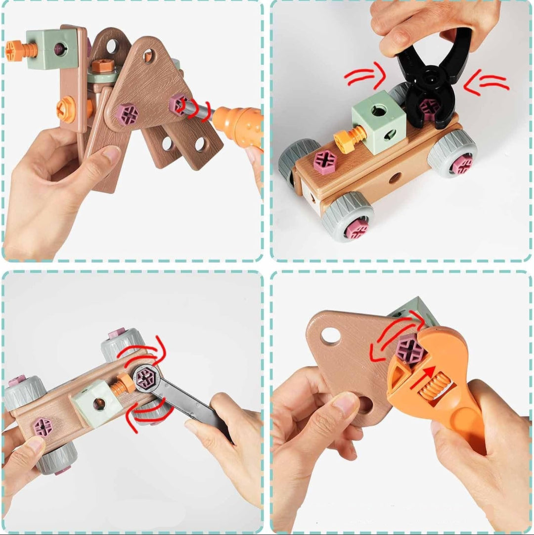 Kids Construction Tool Set | Safe Learning for Ages 3+