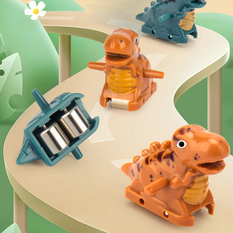 Dinosaur Race Track Set | Automatic Climbing Cars with LED Lights