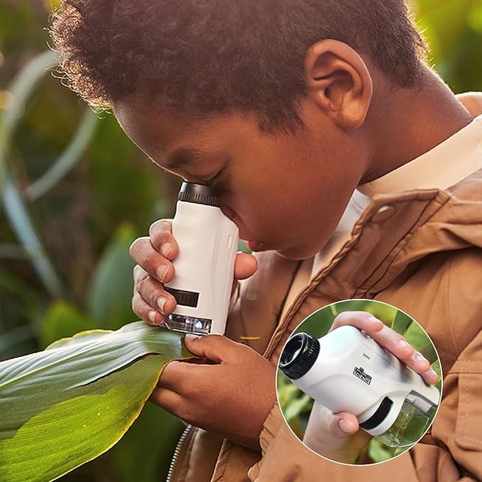 Kids’ Portable Microscope | 60x-120x Magnification for Exploration