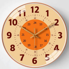 Kids Wall Clock for Learning | Colorful Design for Independent Time Telling