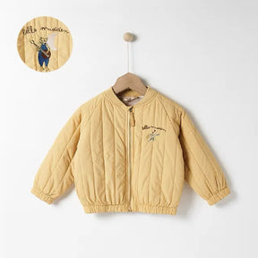 Kids Winter Jacket | Cozy Cotton, Cute Embroidery