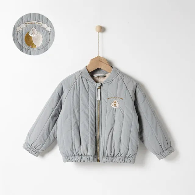 Kids Winter Jacket | Cozy Cotton, Cute Embroidery