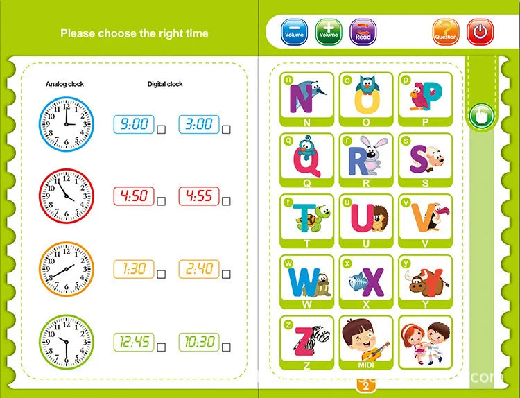 Children's English Learning Book | Engaging Musical Letters for Ages 3-7